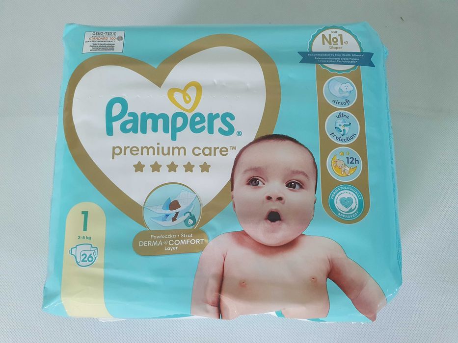 Pieluchy Pampers premium care 1 - 26 szt