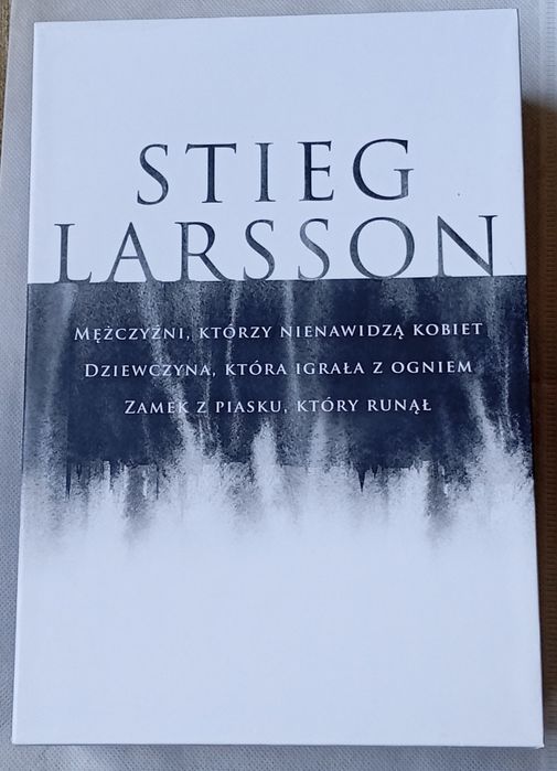 Trylogia Millenium Stieg Larsson kolekcjonerskie wydanie białe