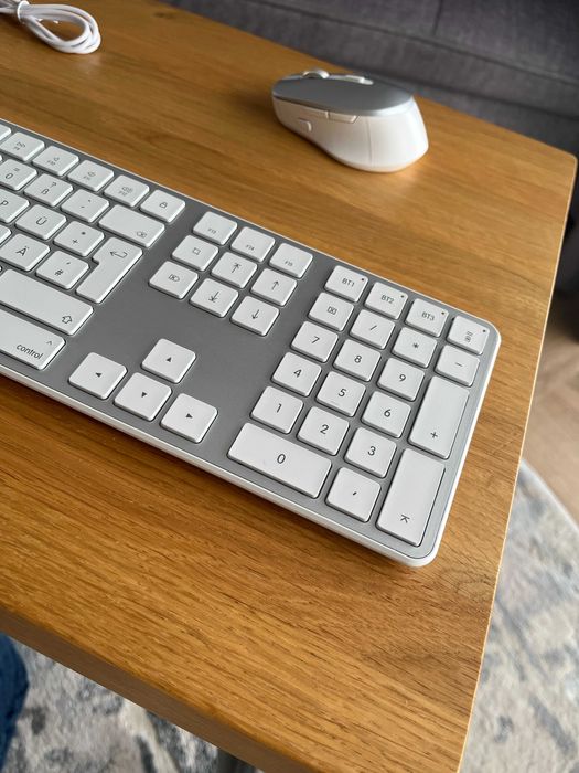 Omoton zestaw klawiatura i mysz Qwertz bezprz do MacBook iMac Mac Mini