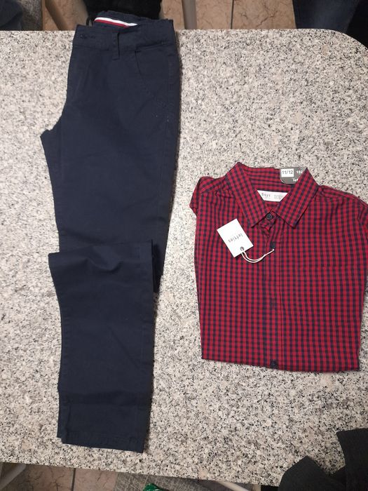 Calça e camisa manga comprida