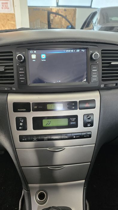Entregas grátis zona grande Porto Rádio Android 14 Toyota Corolla E120