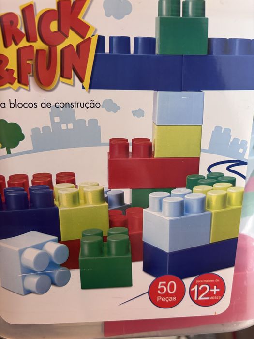 Caixa blocos de construção Lego novo!