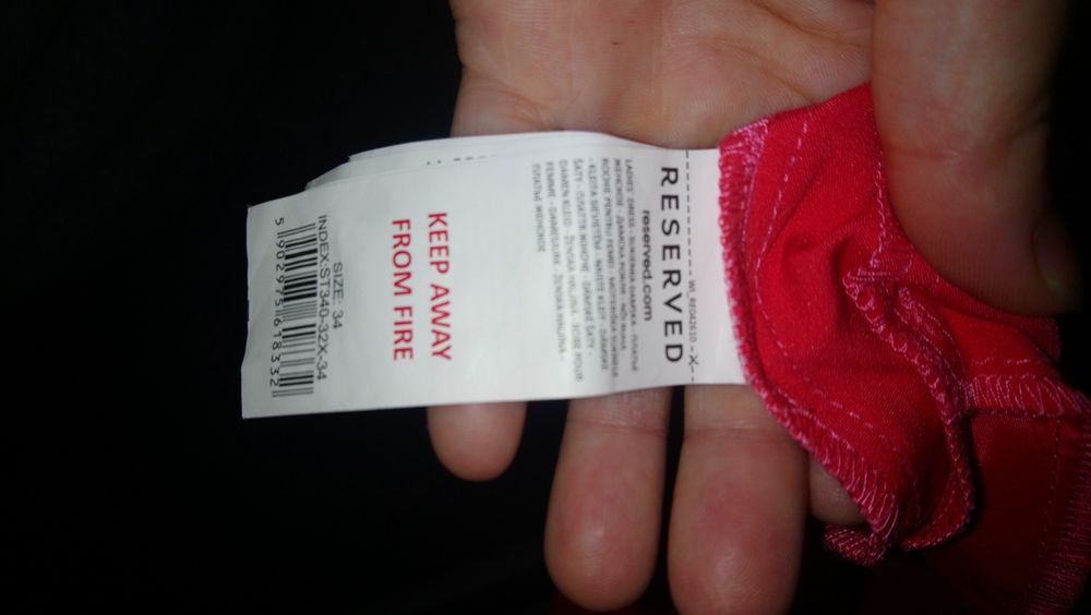 Elegancka sukienka damska Reserved r. 34 stan idealny