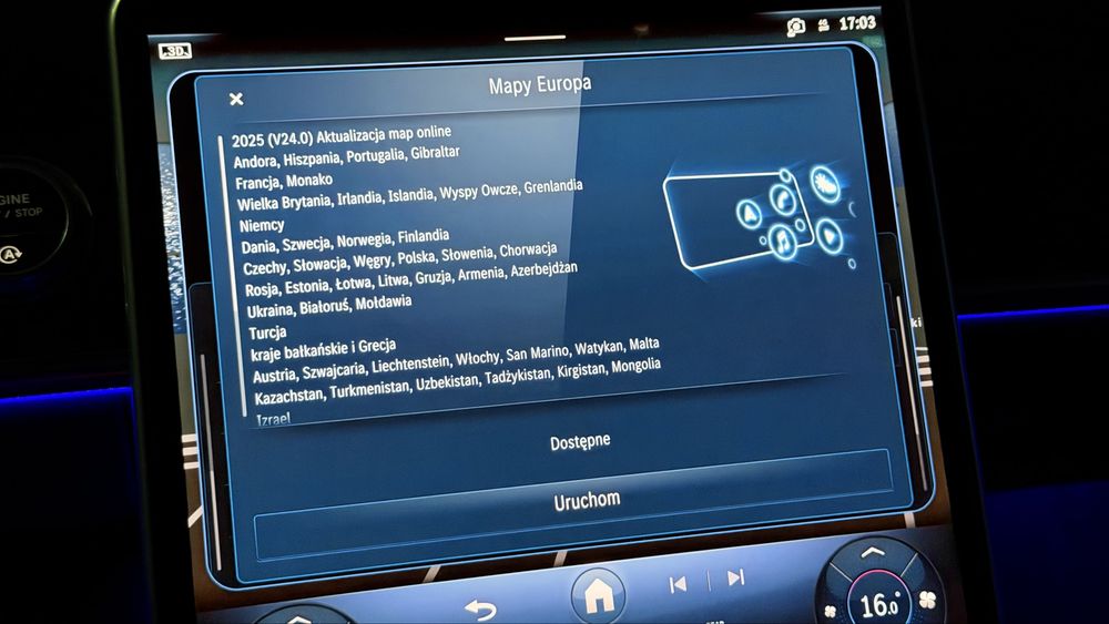 Mercedes NTG 4.5/4.7/5/5.1/5.5/6/7 aktualizacja map nawigacji