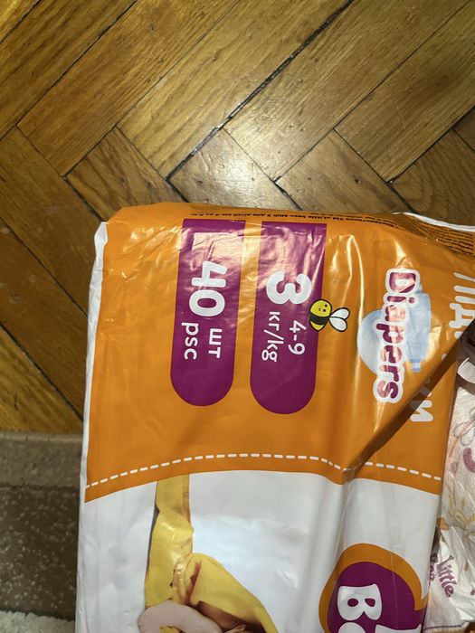 Підгузки 3 розмір (4-9 кг)