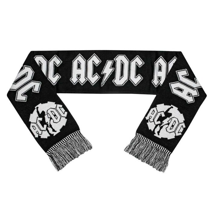 Czarny szalik AC/DC