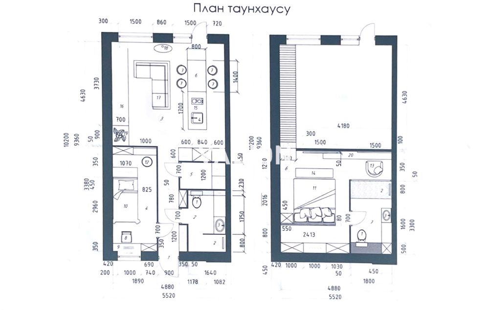 Продаж таунхаусів в с. Лебедівка