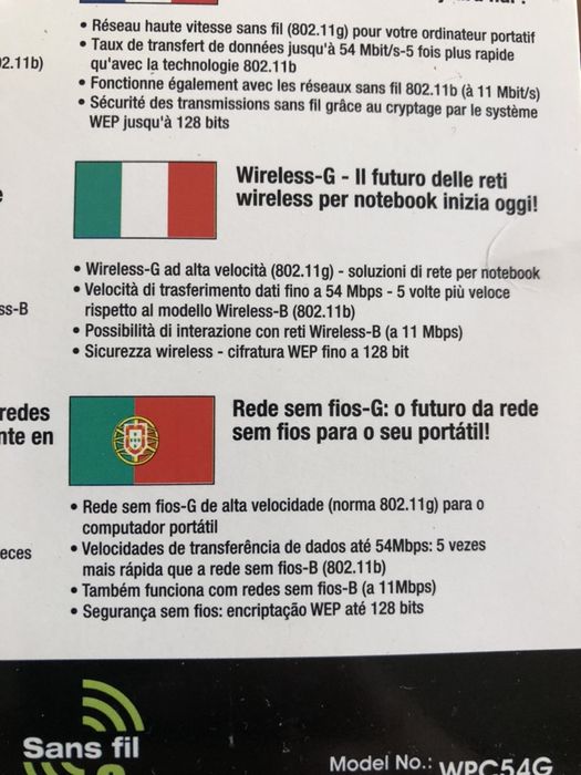 Linksys Wireless Network Card64297897297283123