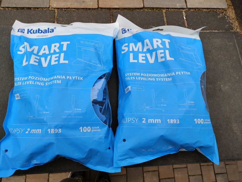Klipsy Kubala Smart level 2 mm 200 szt