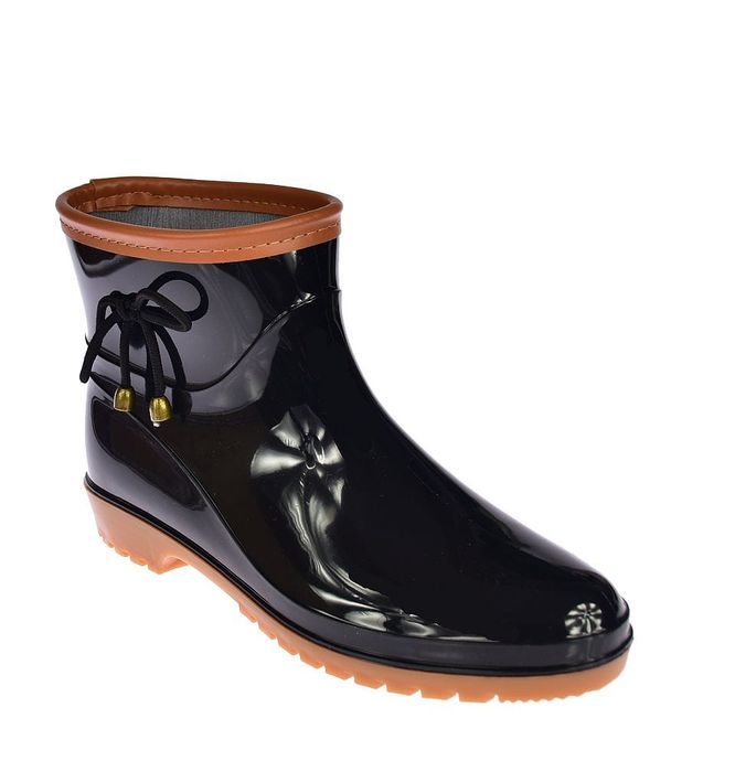 Kalosze damskie gumowce ogrodniczki XK-07 BK/br r. 37