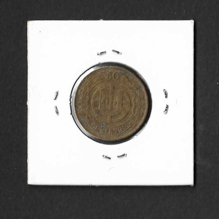 Moeda de 50 centavos. Portugal 1926