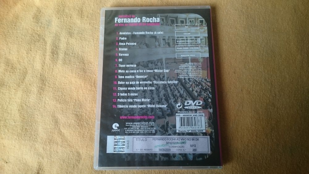 DVD Fernando Rocha ao Vivo