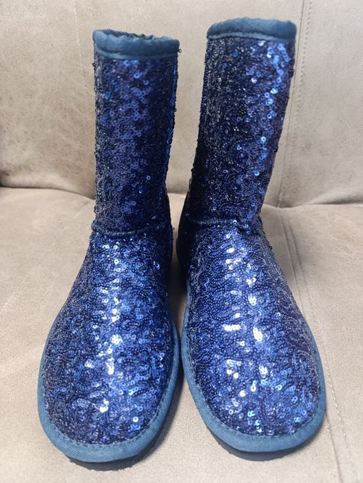 Уги зимние синие