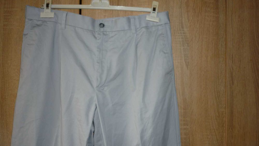 M & S - męskie bawełniane spodnie na lato r; 36/31