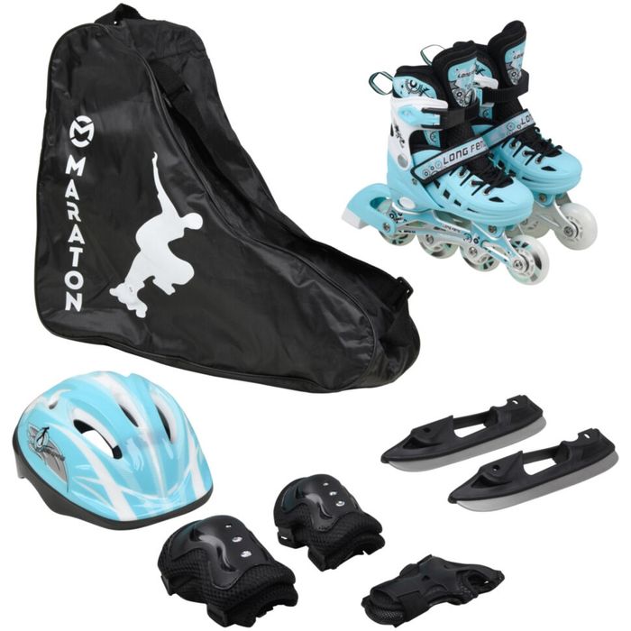 Набор Combo ролики,коньки 2in1 Ice S,М(31-34)(35-38)разные цвета