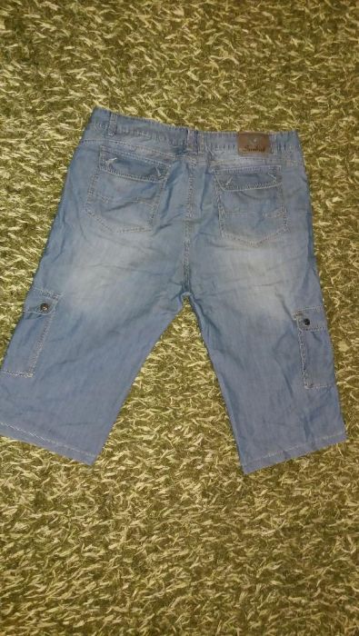 Spodnie jeans 3/4, rozmiar 42,