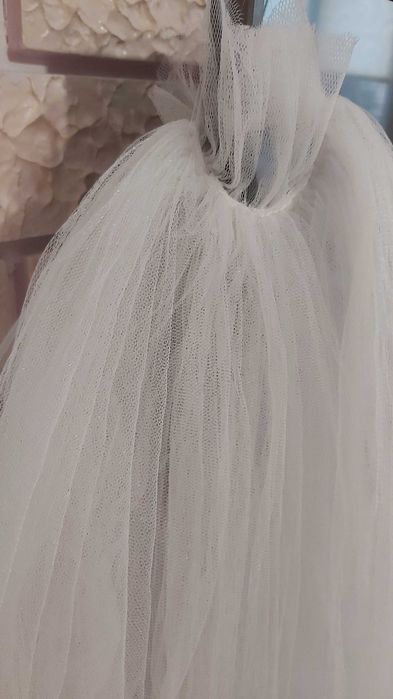 Новая трехярусная свадебная фата, можно для дивишника