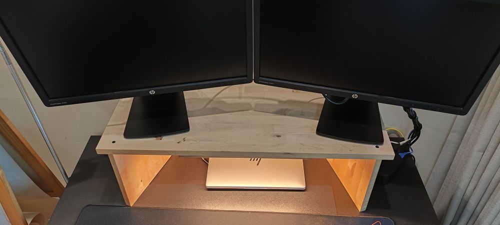 Base elevatória para monitor