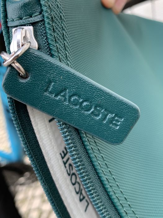 Mala da lacoste nova e verde