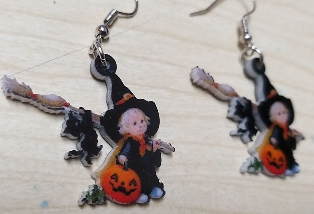 Brincos Halloween.