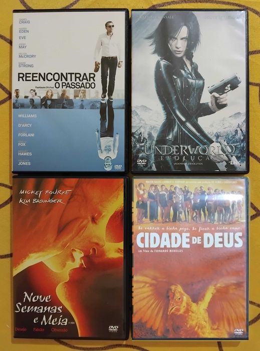 A: DVDs Filmes 0,40 cêntimos Comédia, Terror, Românticos, Ficção