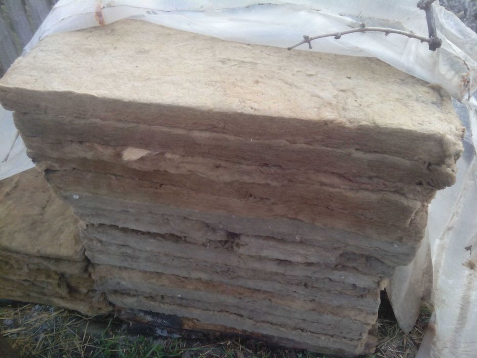 Плотная и качественная минвата 100х50х6см 15шт