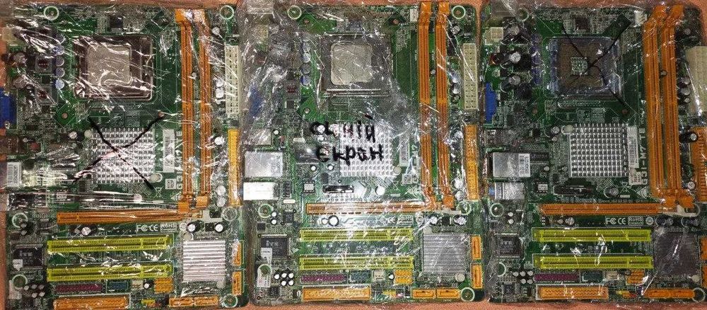 На лом/афінаж/запчастини Материнські плати 2 мости старі 10штук одразу