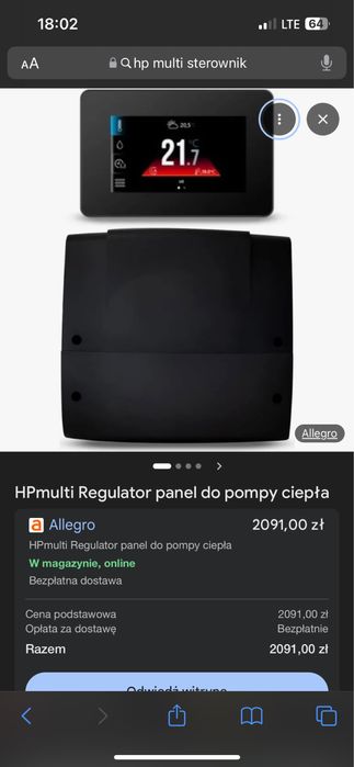 Sterownik HP Multi Termet