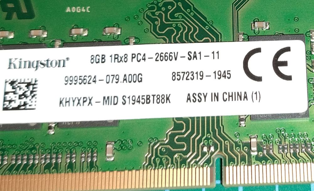 Pamięć RAM 16GB  DDR4 Kingston KHYXPX-MID  pamięć do laptopów.