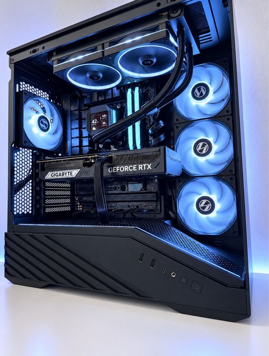Komputer do gier Gaming PC AMD Ryzen 7 9800X3D RTX 5070 Ti 32GB DDR5 1TB NVMe Nowy Gwarancja Faktura VAT