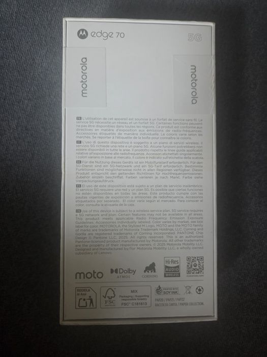Motorola edge 70 12gb/513 нова запакована