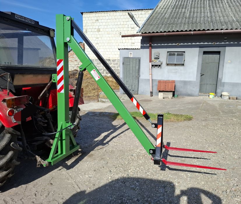 Podnośnik do bel Ładowacz do balotów Hydrauliczny Dzwig 4m
