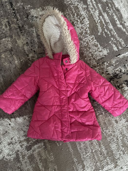 Kurteczka zimowa dla dziewczynki 92