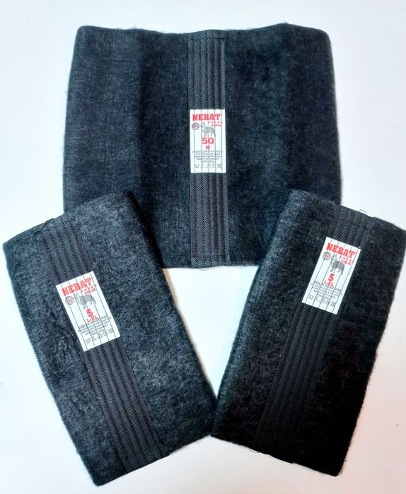 Комплект лечебный согревающий пояс + наколенники из собачей щерсти