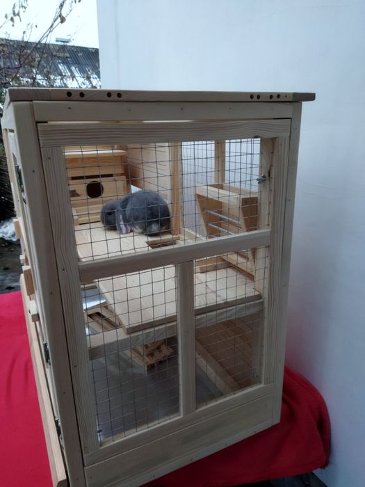 Клітка-будинок для морських свинок.