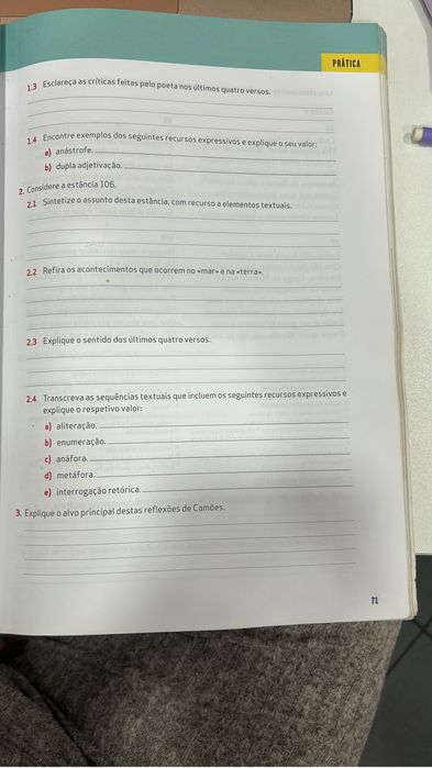 Explicacoes de Secundario - Linguas