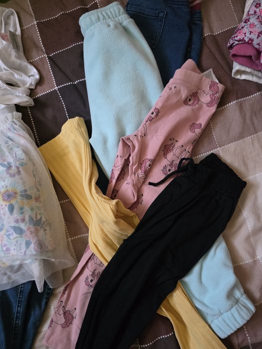 Zestaw ubran dla dziewczynki jesien/zima 116