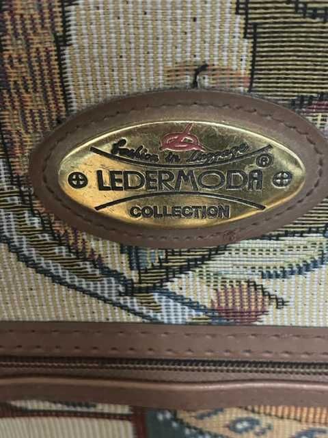Mala viagem antiga em tecido Ledermoda