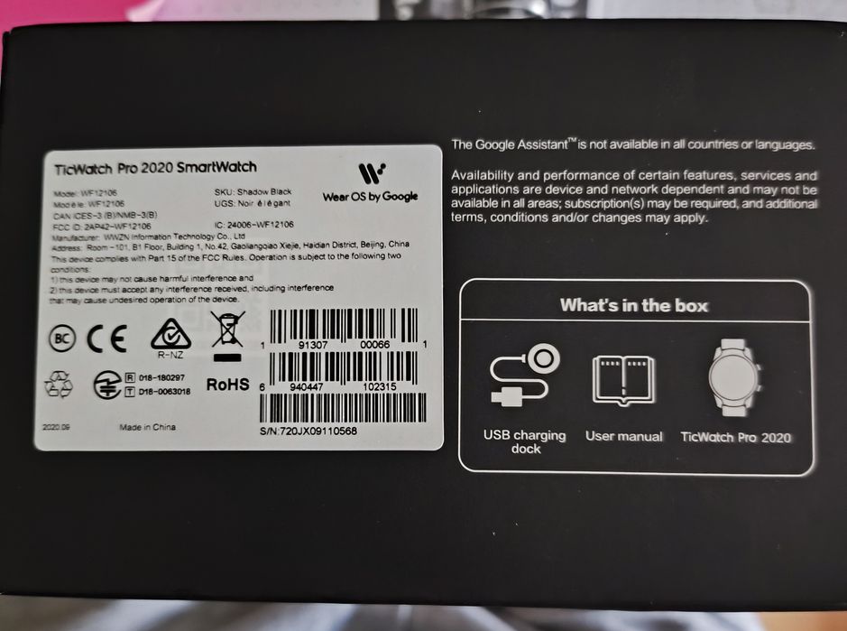 Ticwatch Pro 2020 Smartwatch