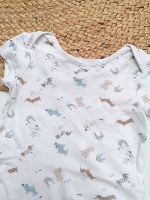 Body Branco com Cãezinhos