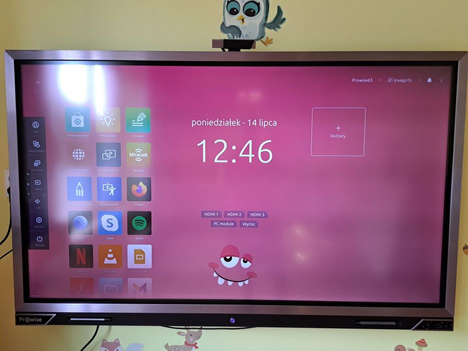 Monitor interaktywny Prowise 65" z kamerą