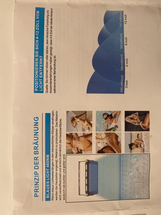 Лампа для засмаги, загуру, 216 світлодіоди 460nm. Повна синя лампа