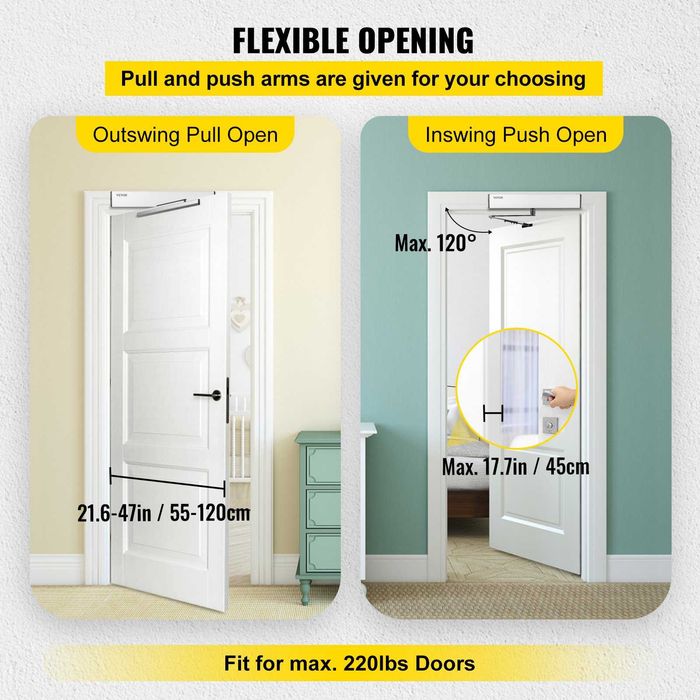 VEVOR napęd do drzwi skrzydłowych , bram