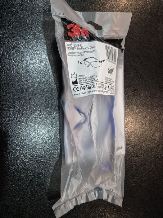 Nowe okulary robocze 3m Solus bezbarwne