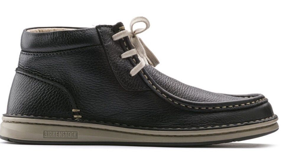 42 birkenstock Passadena High bota preta em pele novo a estrear