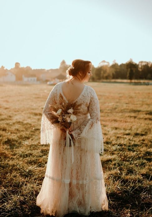 Suknia ślubna boho