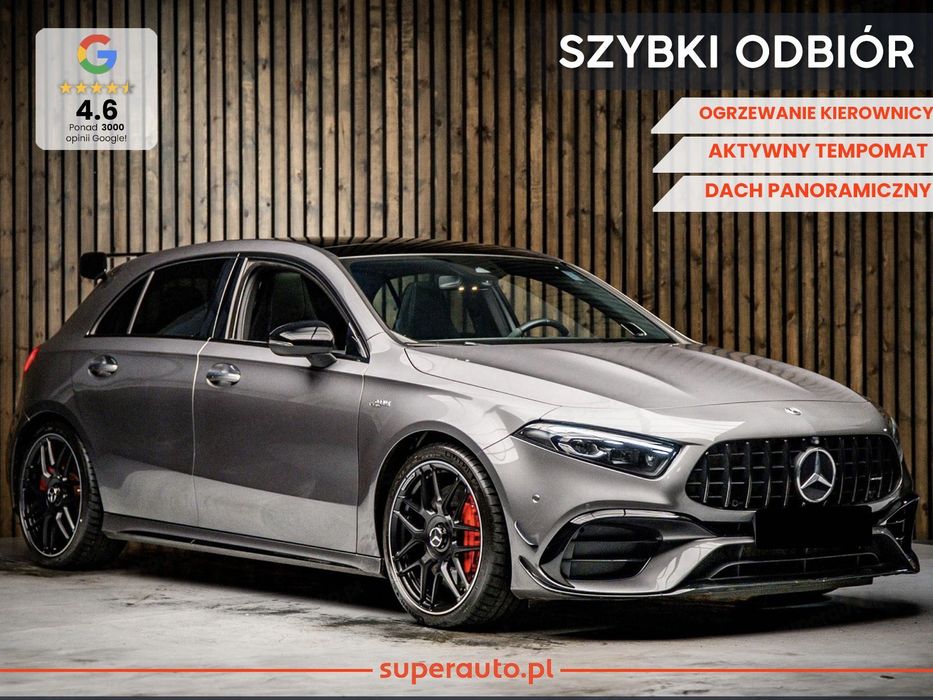 Mercedes-Benz Klasa A 45 S 4M+ Pakiet AMG Premium + AMG Night + Kamera 360