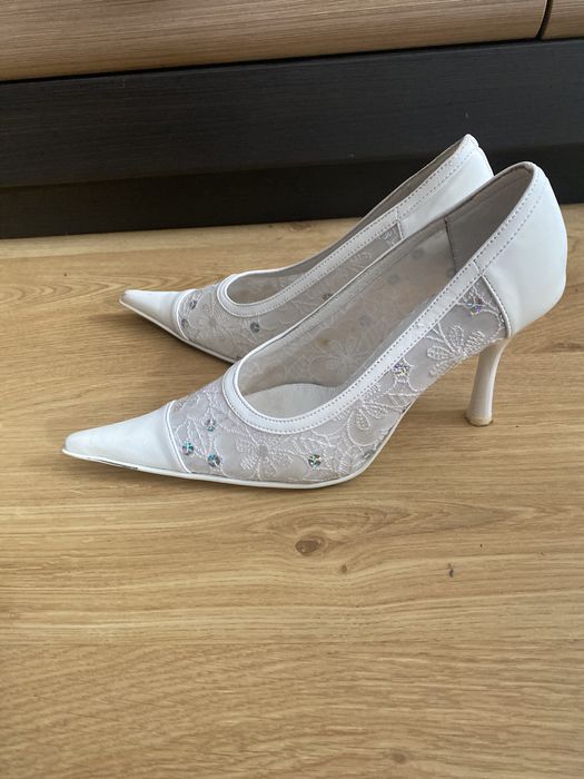 Buty damskie ślubne -wloskie rozmiar 37