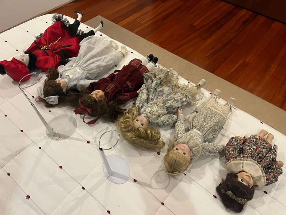 Bonecas de porcelana anos 80 e 90