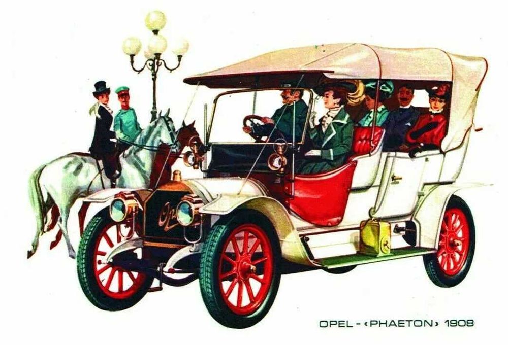 5 x General Motors Original Postais anos 60 - ORIGINAIS